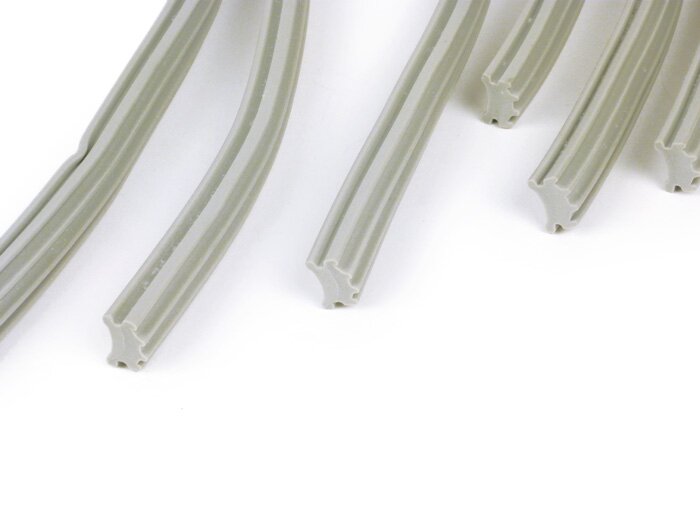 Assortiment caoutchoucs -VESPA 19 pièces- Vespa Rally180 (VSD1T), Rally200 (VSE1T), TS125, Sprint150, Sprint Veloce150, GT125, GTR125, Super125, Super150, GL150 - gris