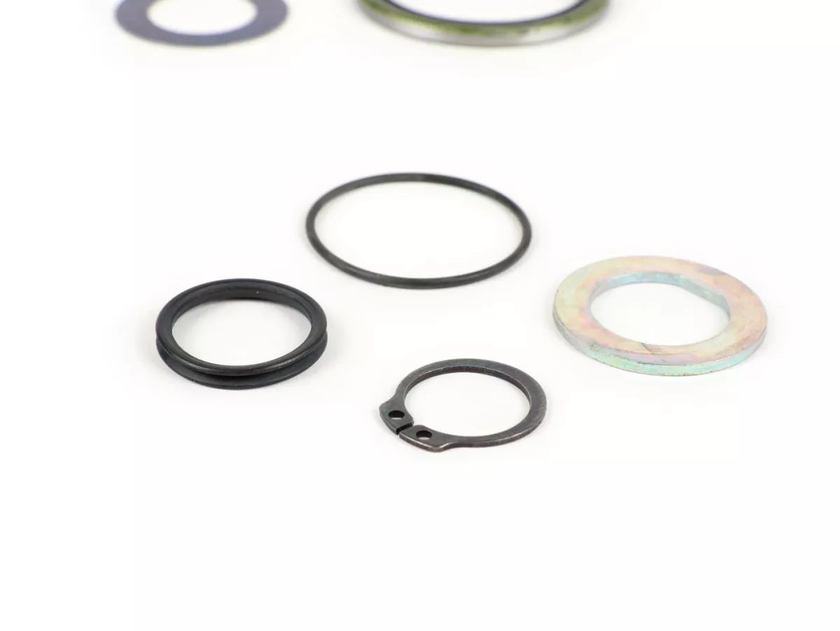 Overhaul kit front brake hub back plate -OEM QUALITY- Vespa PX (since 1984), T5 125cc, Cosa, PK - 20mm axle