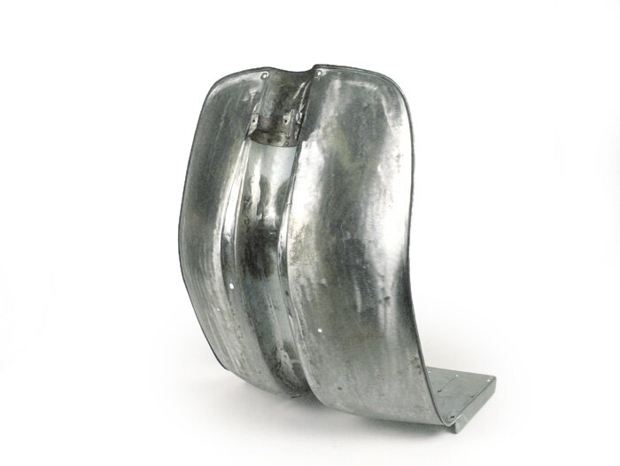 Legshield -IMPORT- Lambretta LI (series 3, -05.1965), LIS (series 3, -05/1965), TV (series 3, -05/1965) - oiled bare metall