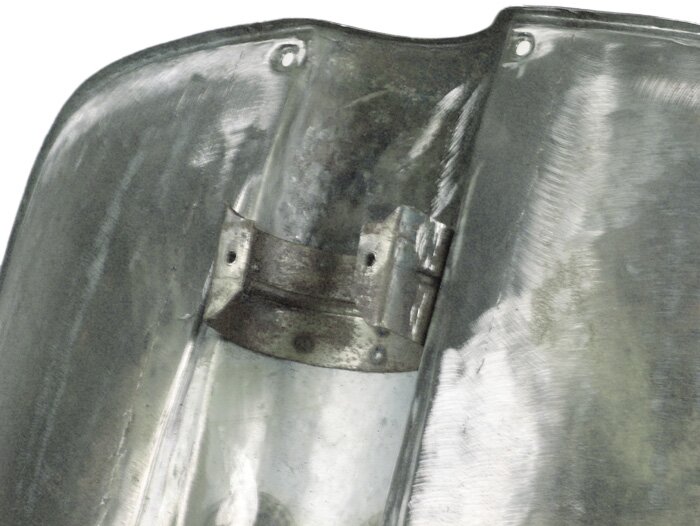 Legshield -IMPORT- Lambretta LI (series 3, -05.1965), LIS (series 3, -05/1965), TV (series 3, -05/1965) - oiled bare metall