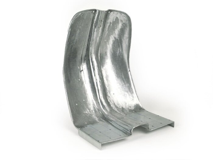 Legshield -IMPORT- Lambretta LI (series 3, -05.1965), LIS (series 3, -05/1965), TV (series 3, -05/1965) - oiled bare metall