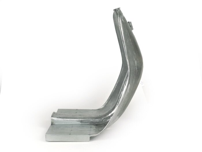 Legshield -IMPORT- Lambretta LI (series 3, -05.1965), LIS (series 3, -05/1965), TV (series 3, -05/1965) - oiled bare metall