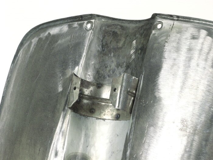 Legshield -IMPORT- Lambretta LI (series 3, 05/1965-), LIS (series 3, 05/1965-), SX, TV (series 3, 05/1965-) - oiled bare metall