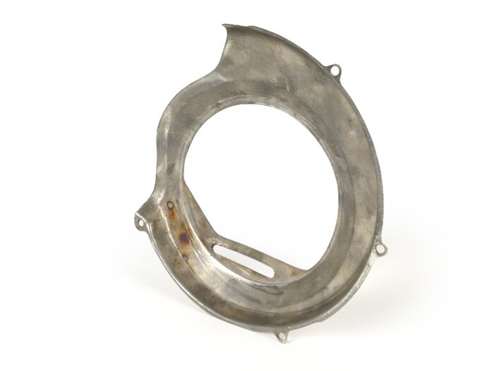 Cache turbine -VESPA style Sprint/VBB- Vespa PX80, PX125, PX150, PX200, Rally180, Rally200 - modèles sans démarreur électrique - inox