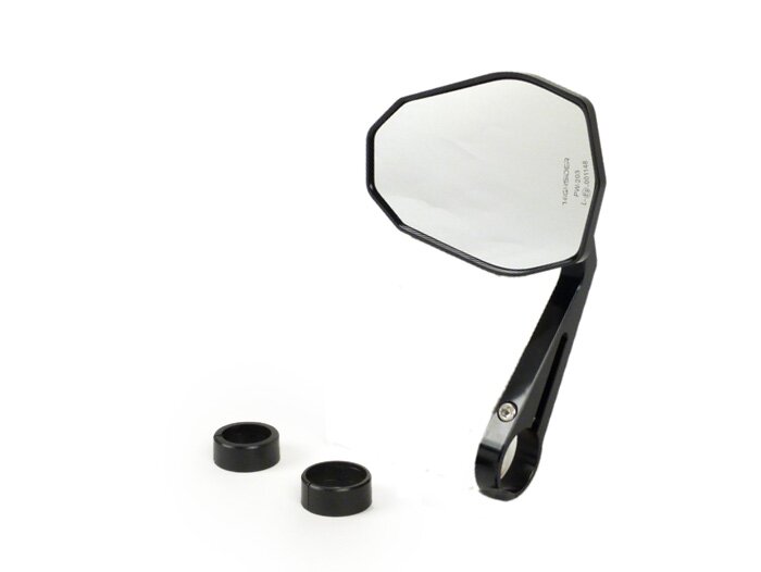 Mirror  -HIGHSIDER Victory, handle bar ends- alloy black anodised - E-marked