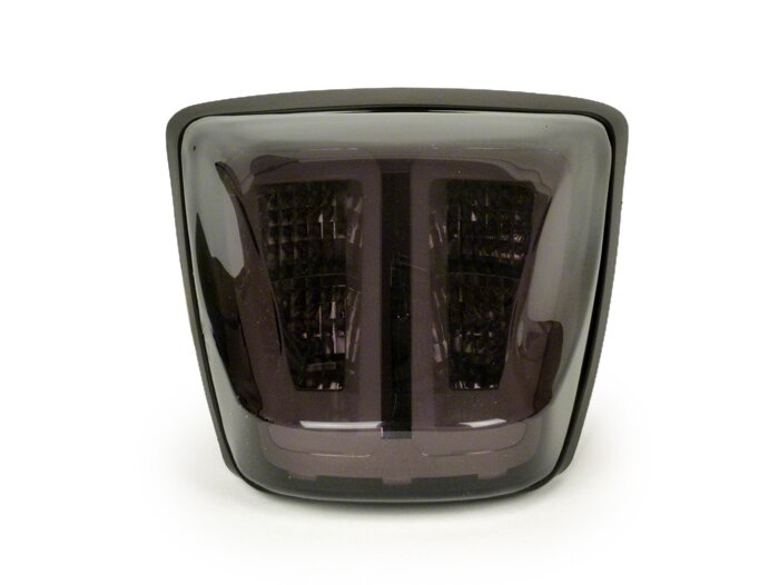 Lampu belakang -POWER 1 LED Tube- Vespa Primavera, Sprint - berwarna asap / hitam