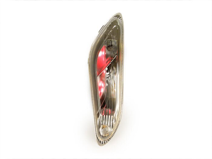 Pair of indicators -POWER 1 LED (E-mark)- Vespa Primavera, Sprint - colourless -rear - smooth lens