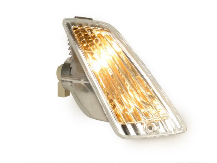 Pair of front indicators -POWER 1 LED standard design (-2014) daytime running light (E-mark)- Vespa GT, GTL, GTV, GTS 125-300 - colourless