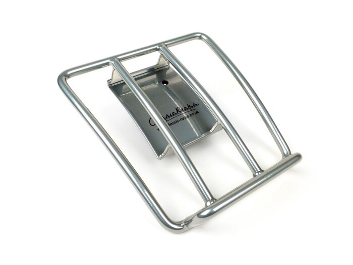 Rear rack -CLASSIC RACKS- Vespa GTS 125-300 (-2014), GTV (-2014), GTL, GT - premium silver