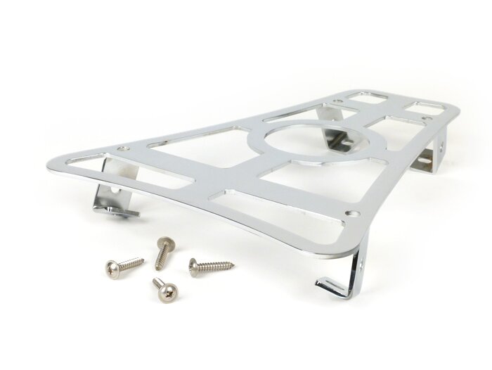 Bagagedrager doortrap type bekerhouder - KLASSIEKE RACKS- Vespa GTS 125-300, GTV, GTL, GT - show chroom