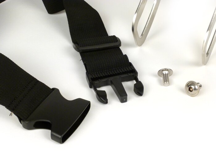 Spare wheel carrier behind legshield -MRP, 8, 9, 10 Felge- Vespa 50-150 ccm Smallframe/Largeframe, V50, 50N, PV125, ET3, Super, GL, T4, Sprint, GT, GTR, GS150 / GS3 (VS1T bis VS5T) - stainless