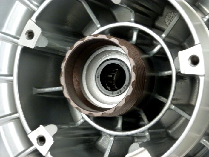 Front brake hub 10 inch -GRIMECA NT- Vespa PX (-1982) - Ø=16mm - silver