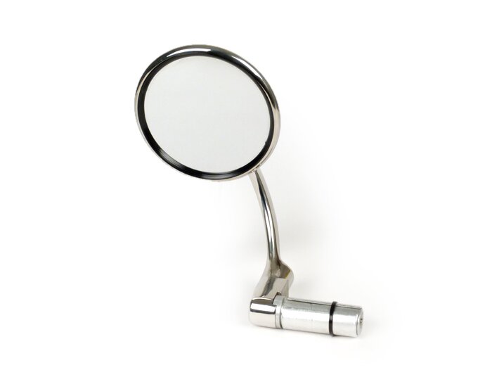 Mirror  -HALYCON 830, handle bar ends- stainless steel - round Ø=100mm - lhs / rhs
