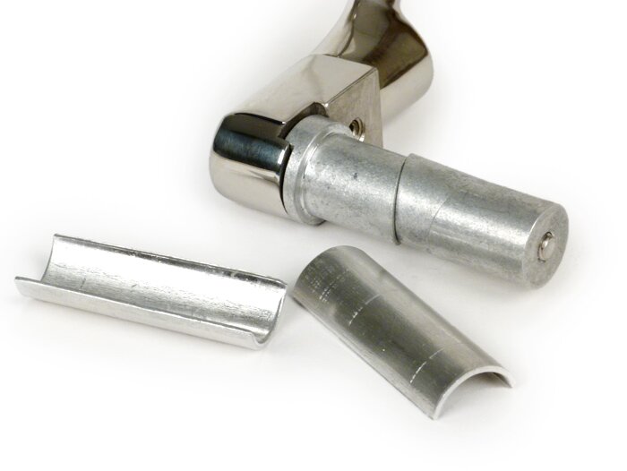 Mirror  -HALYCON 830, handle bar ends- stainless steel - round Ø=100mm - lhs / rhs