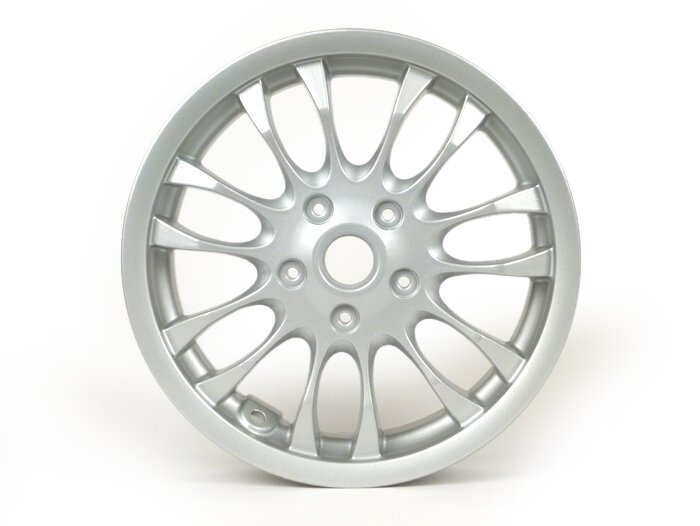 Cerchio anteriore -PIAGGIO 3.00-12 pollici - 14 raggi - Vespa Sprint 50-150 ccm - grigio argento