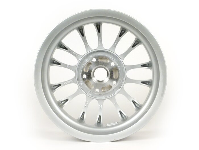 Cerchio anteriore -PIAGGIO 3.00-12 pollici - 14 raggi - Vespa Sprint 50-150 ccm - grigio argento