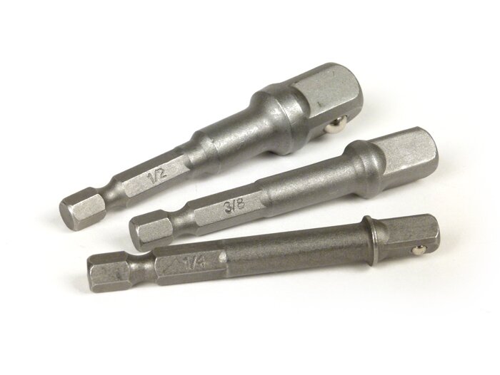 Bit holder 1/4, 3/8, 1/2 -OEM QUALITY- 3 pcs