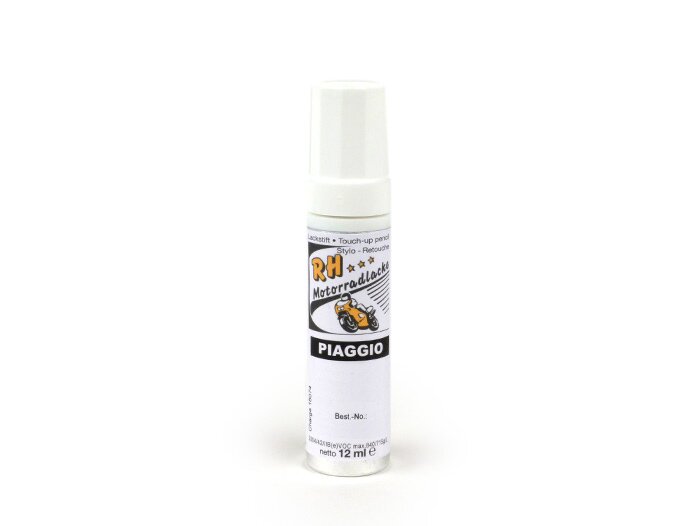 Tongkat sentuh -RH LACKE- Piaggio 595 White (stella), 12ml tunggal