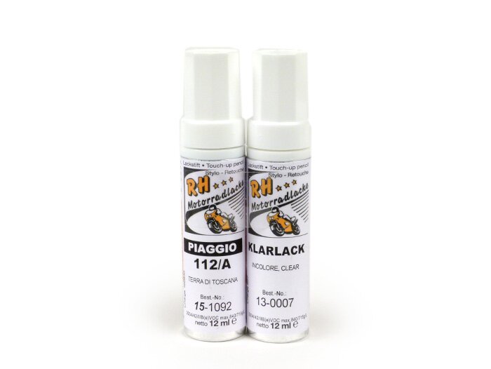 Touch-up pencil -RH LACKE- Piaggio 112/A brown (terra di tosca), 2 x 12ml
