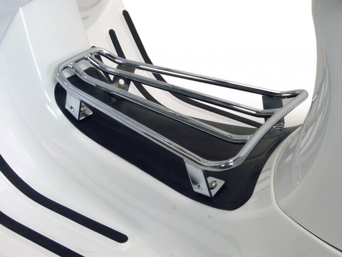 Bagagedrager -MOTO NOSTRA- Vespa GTS 125-300, GTV, GTL, GT - chroom