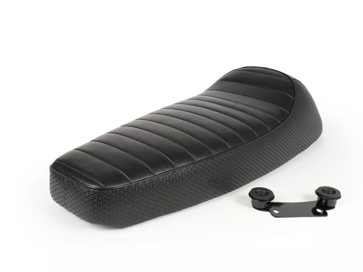 Asiento -SELLERIA TREZZI- Vespa T5 125cc, MK1 - negro (alfatex)