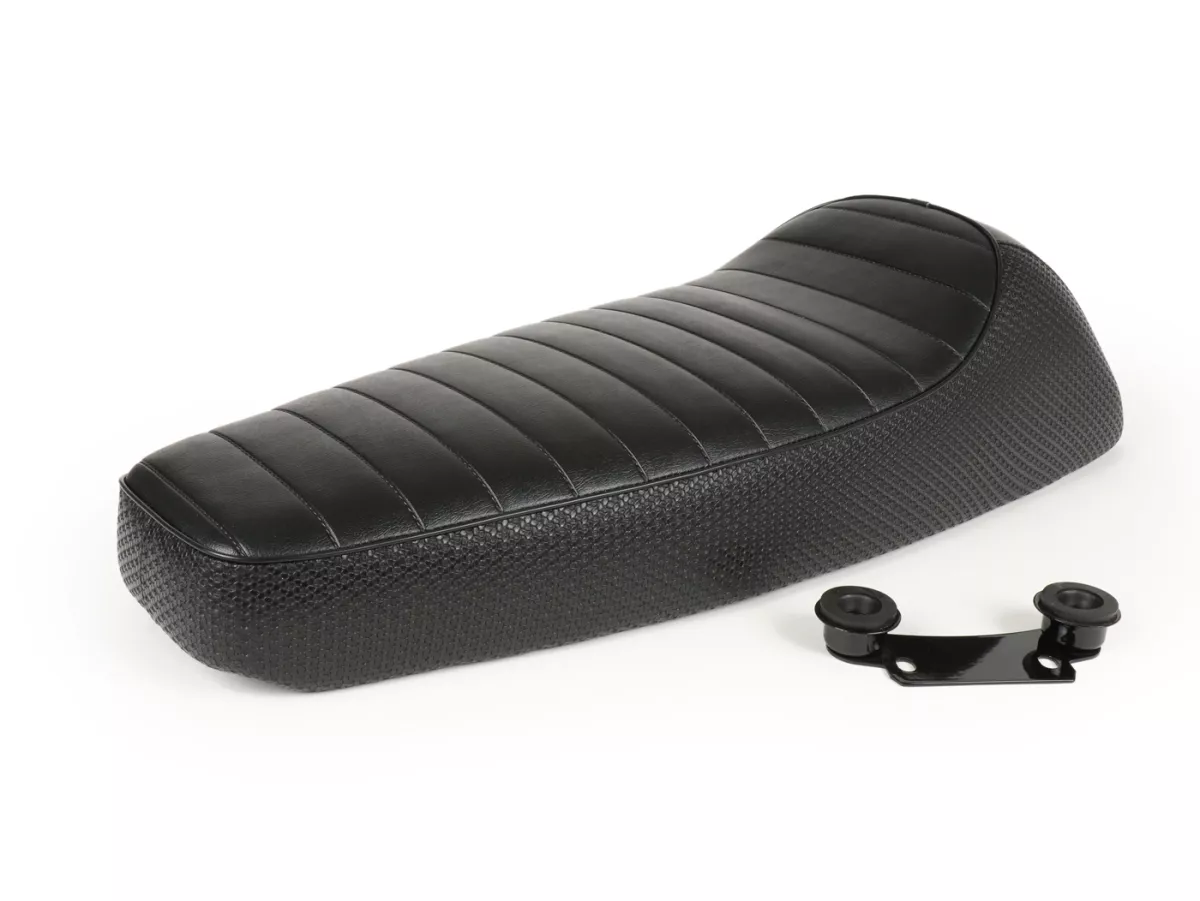 Asiento -SELLERIA TREZZI- Vespa T5 125cc, MK1 - negro (alfatex)