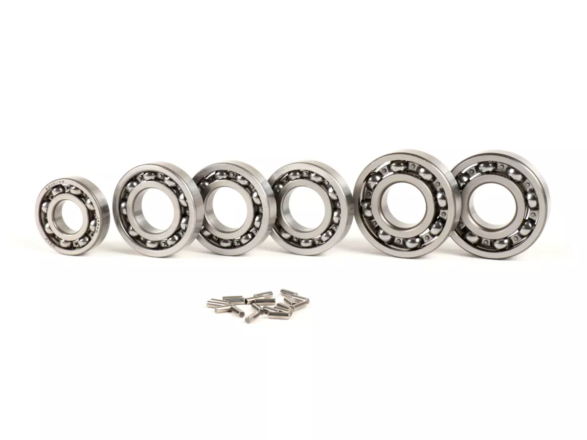 Set di cuscinetti a sfera motore -CENTRO DI SOTTOSCRIZIONE- Vespa Wideframe V98 (1946-1947)