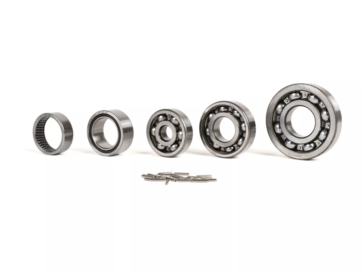 Set cuscinetti a sfera motore -SCOOTER CENTER- Vespa Largeframe GTR125 (VNL2T 145901-), TS125 (VNL3T 18139-), Sprint150 Veloce (VLB1T 294260-), P125X (VNX1T -146313), P150X (VLX1T -264564)