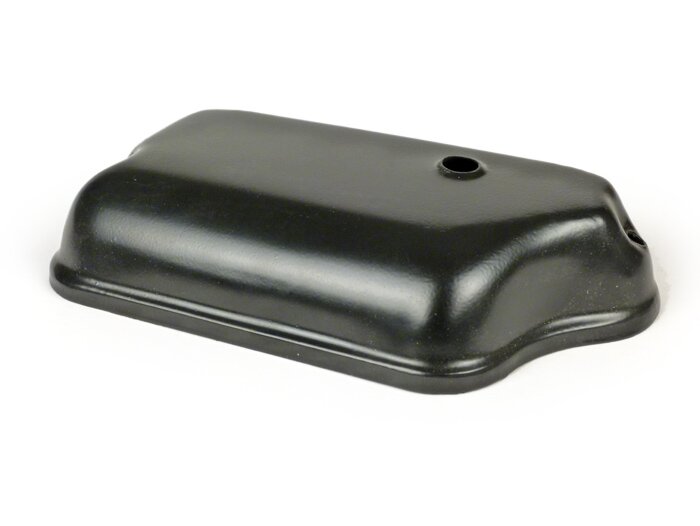 Capot baignoire carburateur -QUALITÉ OEM- Vespa PX (-1984), Rally180 (VSD1T), Rally200 (VSE1T), Sprint150 (VLB1T), TS125 (VNL3T), GT125 (VNL2T), GTR125 (VNL2T), Super, VNA, VNB, VBA, VBB - noir