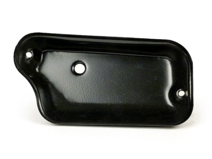 Capot baignoire carburateur -QUALITÉ OEM- Vespa PX (-1984), Rally180 (VSD1T), Rally200 (VSE1T), Sprint150 (VLB1T), TS125 (VNL3T), GT125 (VNL2T), GTR125 (VNL2T), Super, VNA, VNB, VBA, VBB - noir