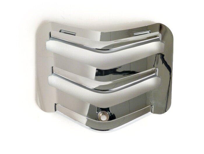 Cascade inzetstuk -PIAGGIO, chroom- Vespa GTS 125 (ZAPMA3100, ZAPMA3200), Vespa GTS 150 (ZAPMA3200, ZAPMA3100), Vespa GTS 250 (ZAPM45100), Vespa GTS 300 (ZAPM45200, ZAPM45202, ZAPMA3300), Vespa GTS Super 125 (ZAPM45300, ZAPMA3100, ZAPMA3200, ZAPM45301), V