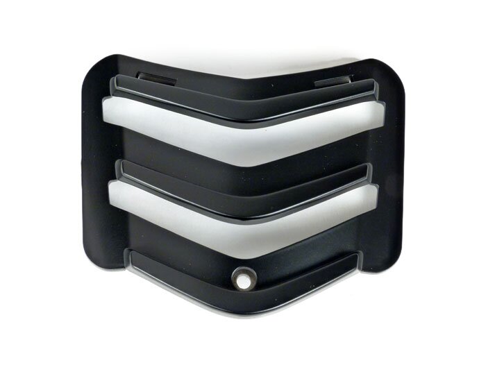Cascade inzetstuk -PIAGGIO, mat zwart- Vespa GTS 125 (ZAPMA3100, ZAPMA3200), Vespa GTS 150 (ZAPMA3200, ZAPMA3100), Vespa GTS 250 (ZAPM45100), Vespa GTS 300 (ZAPM45200, ZAPM45202, ZAPMA3300), Vespa GTS Super 125 (ZAPM45300, ZAPMA3100, ZAPMA3200, ZAPM45301)
