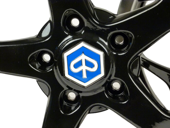 Wielset incl. ombouwset -PIAGGIO 3.00-13 inch (5 spaken)- type Piaggio MP3 Sport- geschikt voor Vespa GT, GTL, GTS 125-300, GTV - zwart