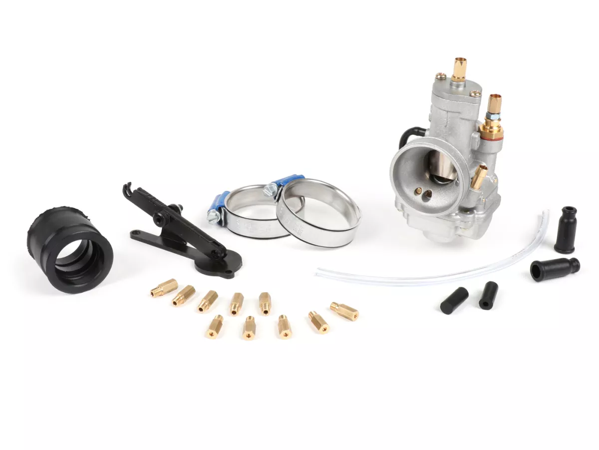 Kit karburator -SCOOTER CENTER Polini CP23 Ø23mm- Vespa Rangka Lebar VM1T, VM2T, VN1T, VN2T, VL1T, VL2T, VL3T, VB, VGL1, ACMA - tanpa intake manifold