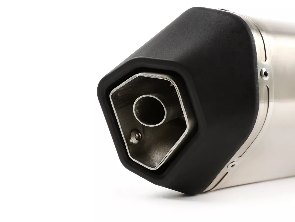 Scarico -REMUS- Vespa Primavera 125-150ie 3V (-2016, Euro3), Vespa Sprint 125-150ie 3V (-2016, Euro3) - Acciaio inox argento