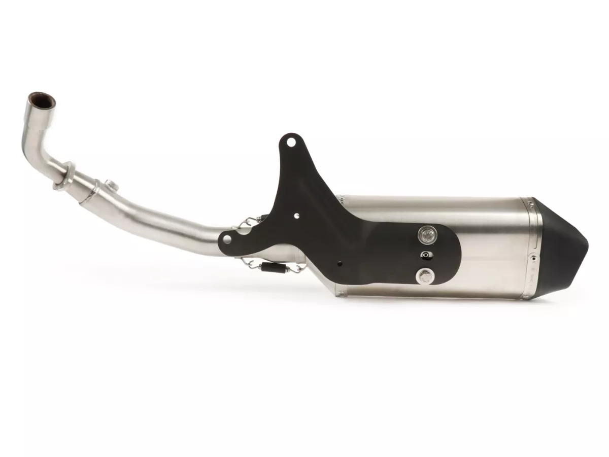 Scarico -REMUS- Vespa Primavera 125-150ie 3V (-2016, Euro3), Vespa Sprint 125-150ie 3V (-2016, Euro3) - Acciaio inox argento