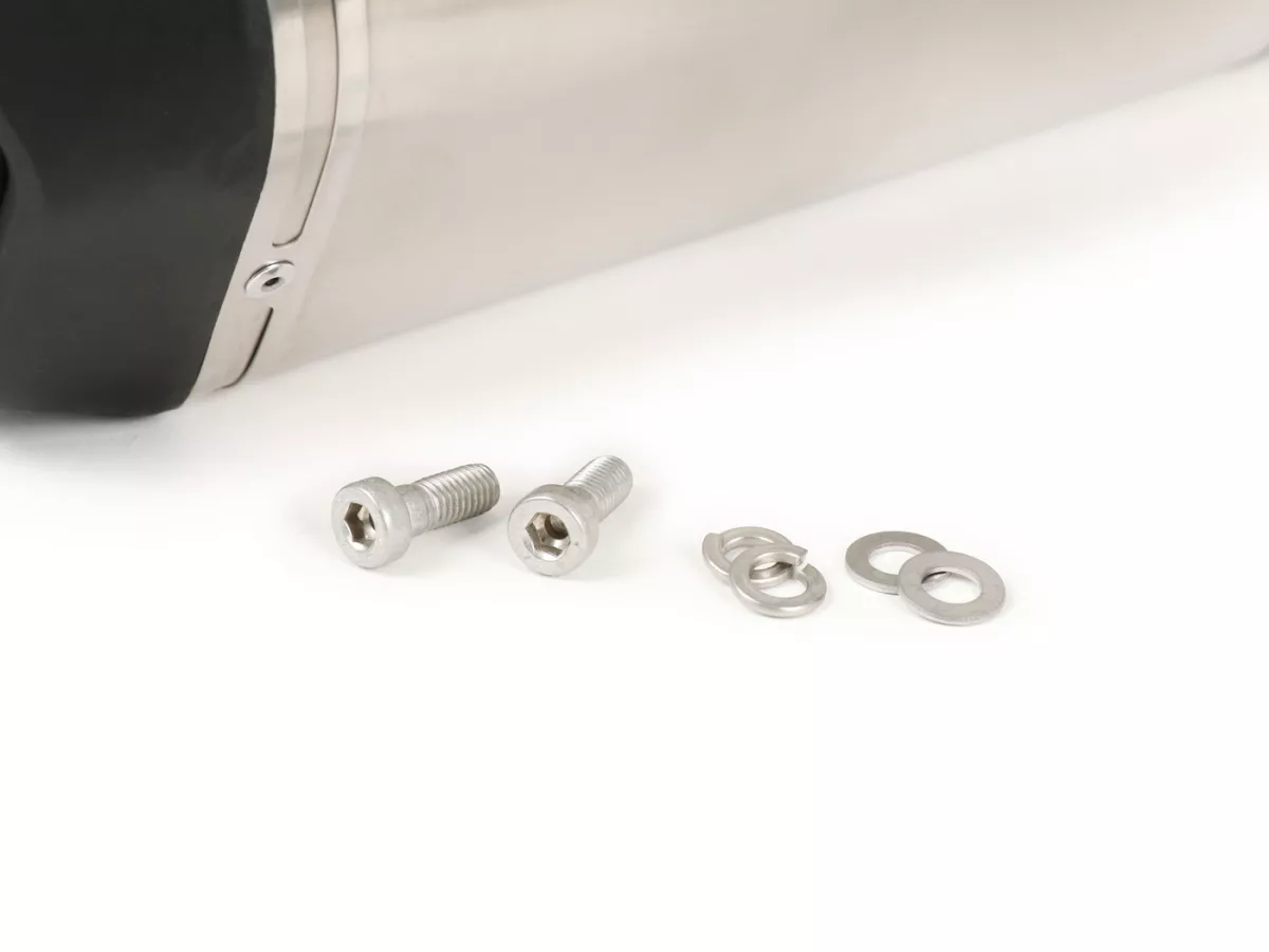 Scarico -REMUS- Vespa Primavera 125-150ie 3V (-2016, Euro3), Vespa Sprint 125-150ie 3V (-2016, Euro3) - Acciaio inox argento