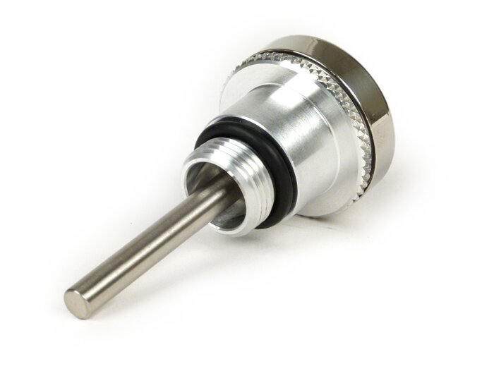 Indicador directo de la temperatura del aceite -RR- Piaggio LEADER / QUASAR 125-300cc 4 tiempos - Vespa ET4, LX, LXV, S, GT, GTS, GTV, GTL - Esfera negra