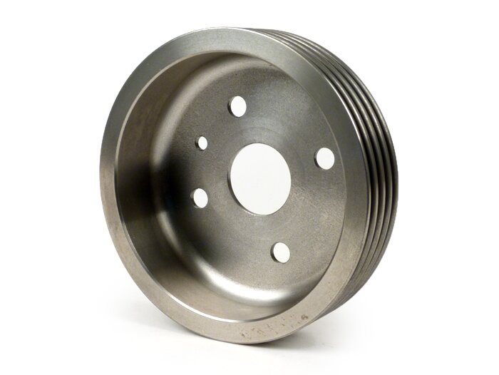 Främre bromstrumma 9 tum + 10 tum -BGM PRO grå gjutjärn- Vespa Smallframe 1963-1984 - V50 N (V5A1T), V50 S (V5SA1T), V50 L (V5A1T), SR50 (V5SS2T, -4515), V50 R (V5A1T -752188), V90 (V9A1T)