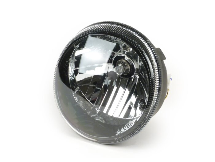 Koplampen -OEM KWALITEIT- Vespa GTS d.w.z. Super 125-300 - smoke / zwart getint - (ook geschikt voor GT, GTS, GTL)
