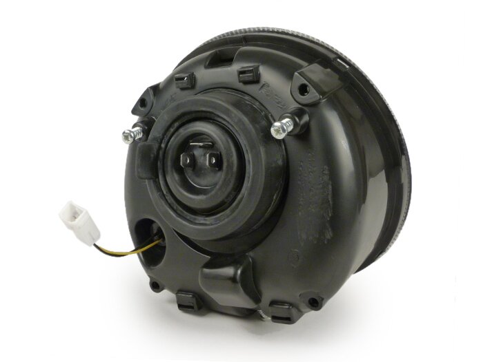Koplampen -OEM KWALITEIT- Vespa GTS d.w.z. Super 125-300 - smoke / zwart getint - (ook geschikt voor GT, GTS, GTL)