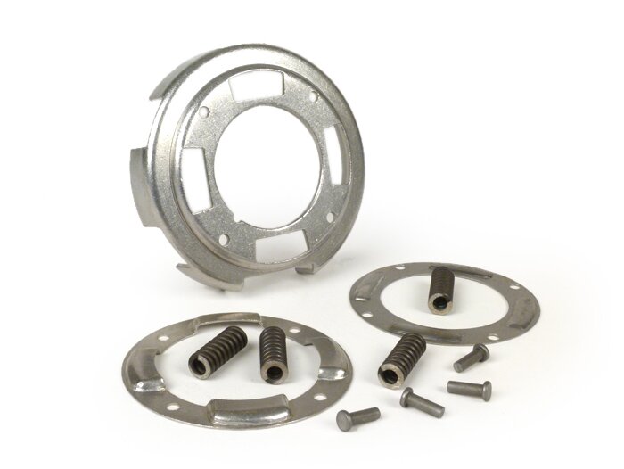 Keranjang kopling dengan kit perbaikan utama -FA ITALIA- Vespa V50, V90, SS50, SS90, PV125, ET3, PK50, PK80, PK50 S, PK80 S, PK125 S, PK50 XL, PK125 XL, ETS, PK50 HP, PK50 SS