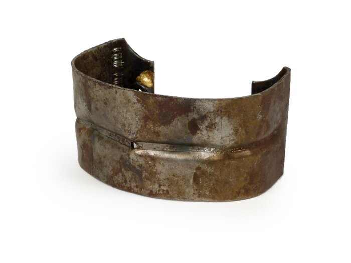 Morsetto scudo superiore (per la saldatura allo scudo) -SIL- Lambretta LI, LIS, SX, TV, DL, GP