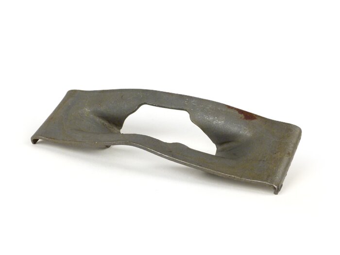 Placa de retención inferior del depósito (para soldar al bastidor) -SIL- Lambretta LI, LIS, SX, TV (series 2-3), DL, GP