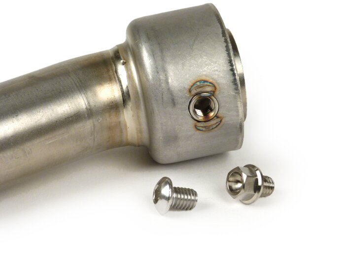 DB-Eater -Akrapovic Ø28mm- Vespa GTL 200, GTS 125-300 ie Super, GTV 250-300 ie - acero inoxidable (Øinner=28mm, Øouter=43mm, length=95mm)