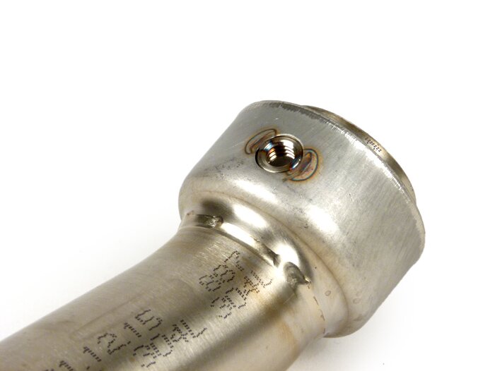 DB-Eater -Akrapovic Ø32mm- Vespa GTL 200, GTS 125-300 ie Super, GTV 250-300 ie - acero inoxidable (Øinner=32mm, Øouter=43mm, length=87mm)