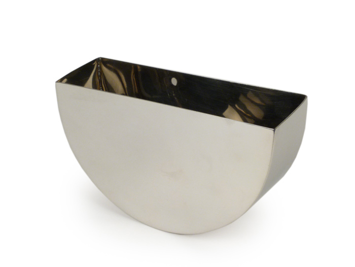 Bagagebox voor reservewiel in opstap -SPAQ Reservewielbox- Vespa Smallframe, Largeframe 10inch - roestvrij staal