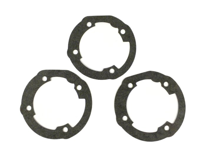 Gasket set for cylinder base -QUATTRINI M232/M244- 0.25mm/0.50mm/0.75mm- Vespa PX200, Cosa200, Rally200