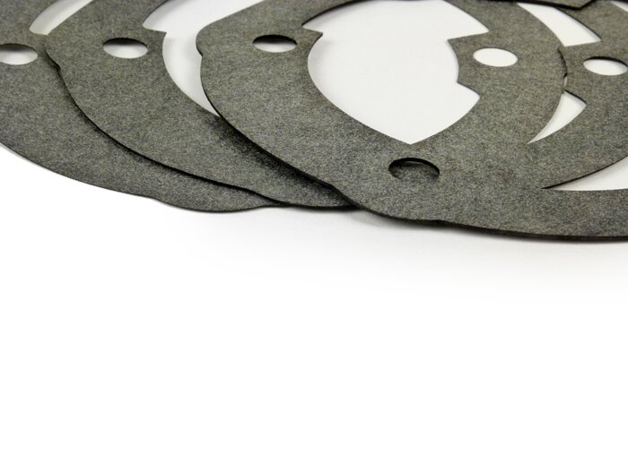 Gasket set for cylinder base -QUATTRINI M232/M244- 0.25mm/0.50mm/0.75mm- Vespa PX200, Cosa200, Rally200