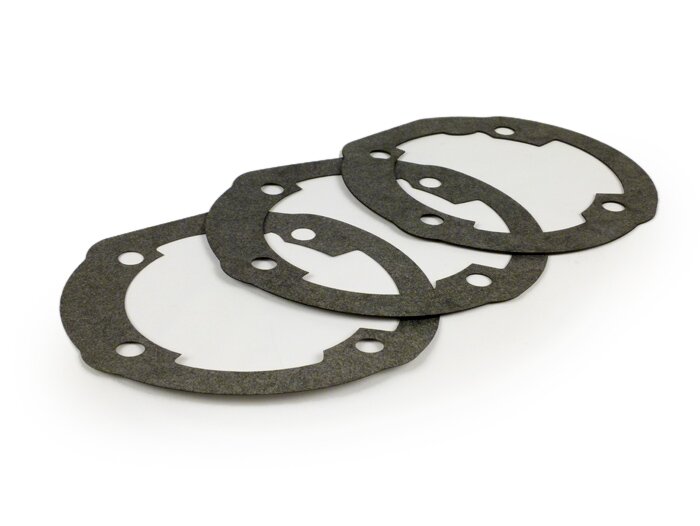 Gasket set for cylinder base -QUATTRINI M232/M244- 0.25mm/0.50mm/0.75mm- Vespa PX200, Cosa200, Rally200